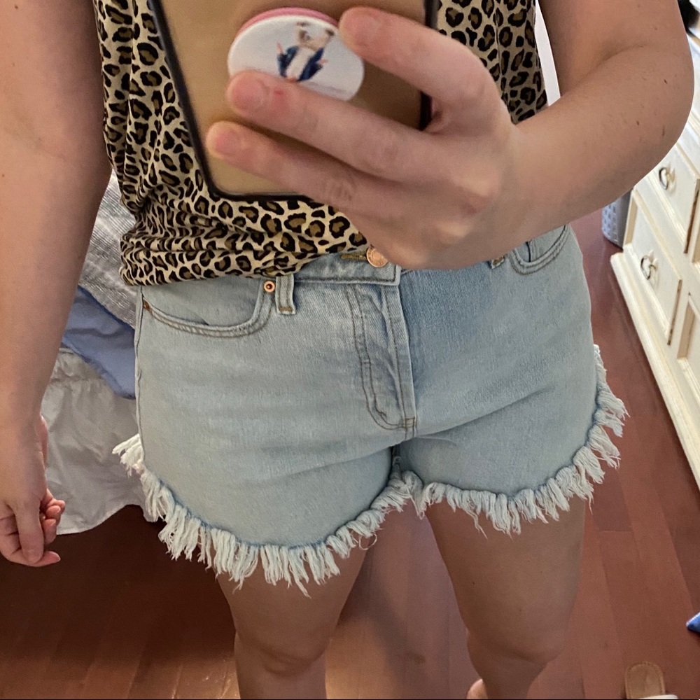 High Waisted Jean Shorts